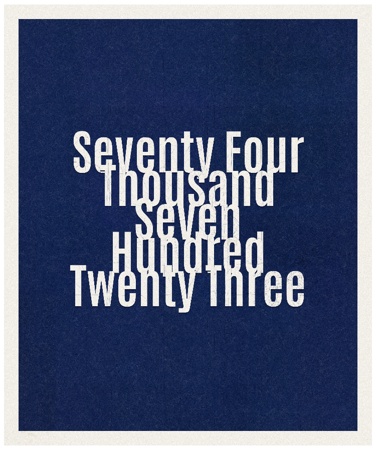 Count #74723