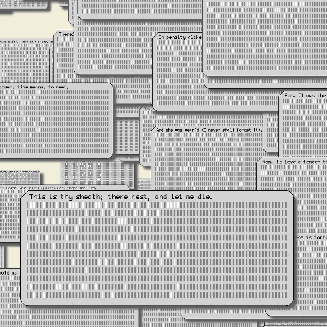 Romeo and Juliet on Punched Cards (Free) #160