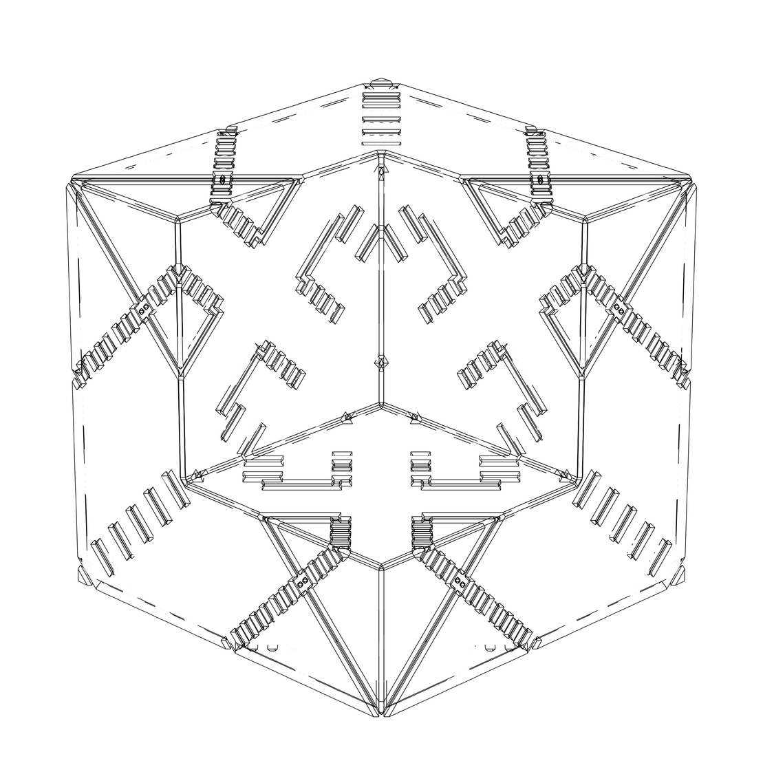 LL21 Alien Art Cube #238