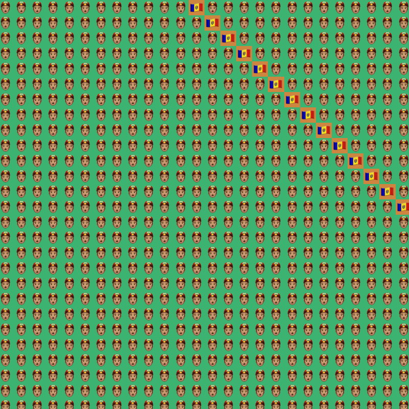 Elementary Cellular Emoji Automata #929