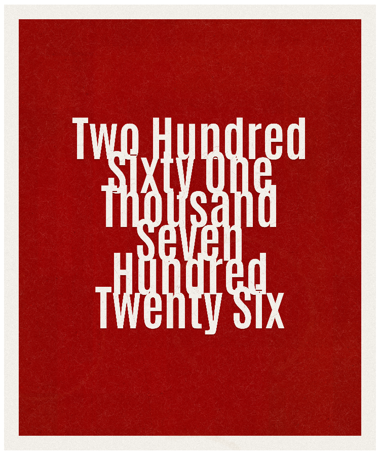 Count #261726