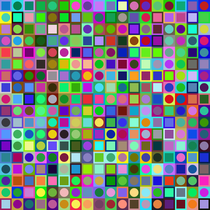 Square Dot Composition #251