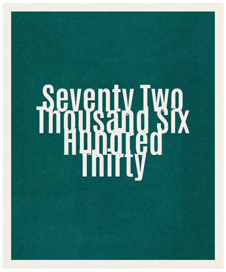Count #72630
