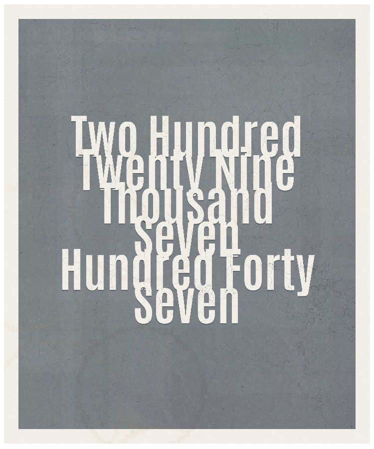 Count #229747