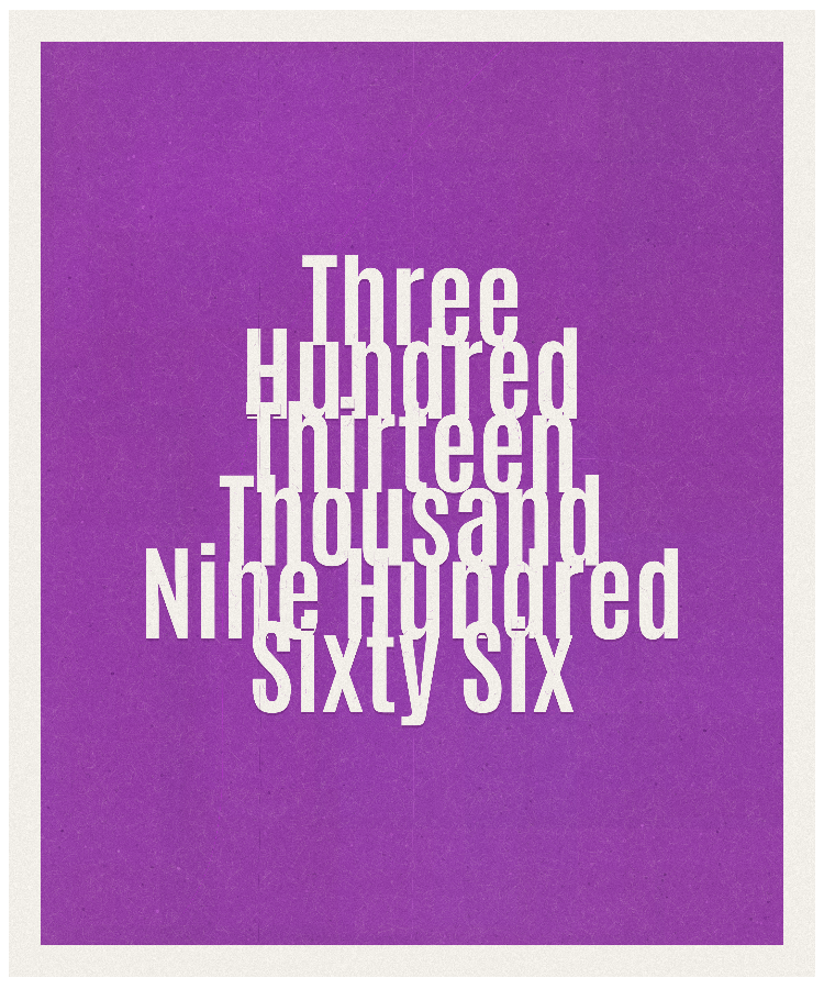 Count #313966