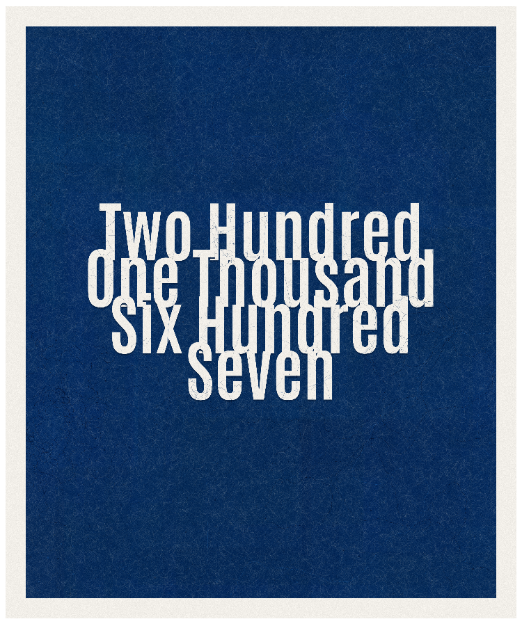 Count #201607