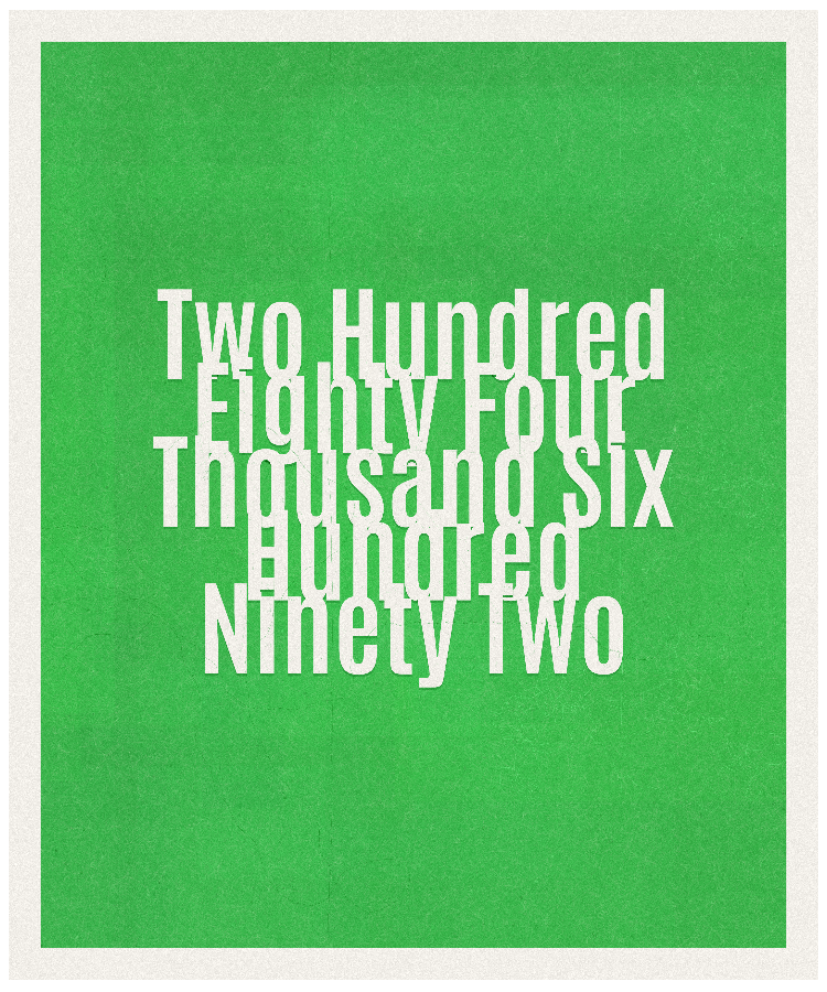 Count #284692