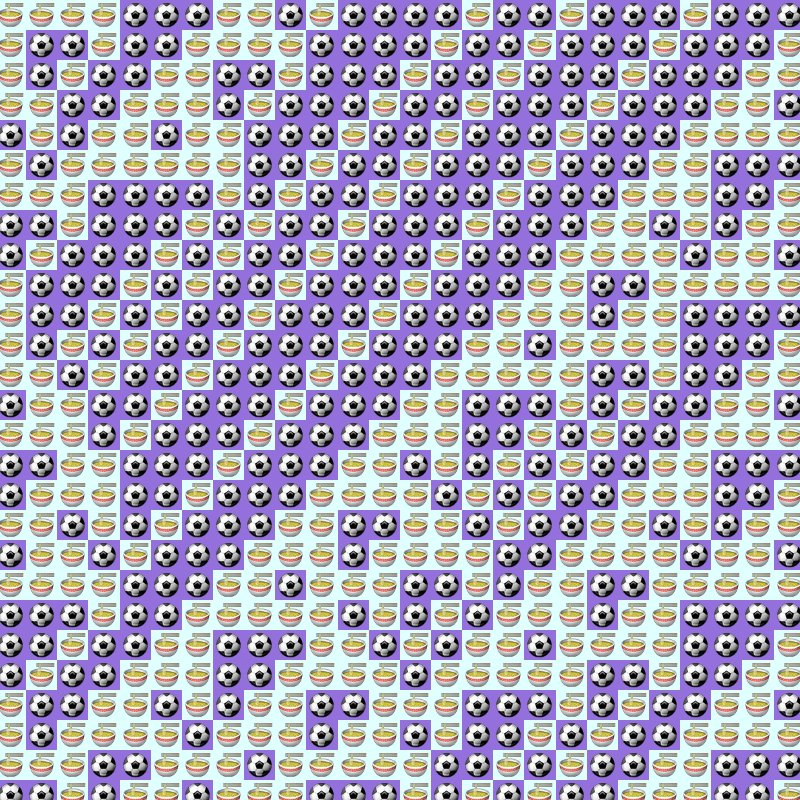 Elementary Cellular Emoji Automata #1000