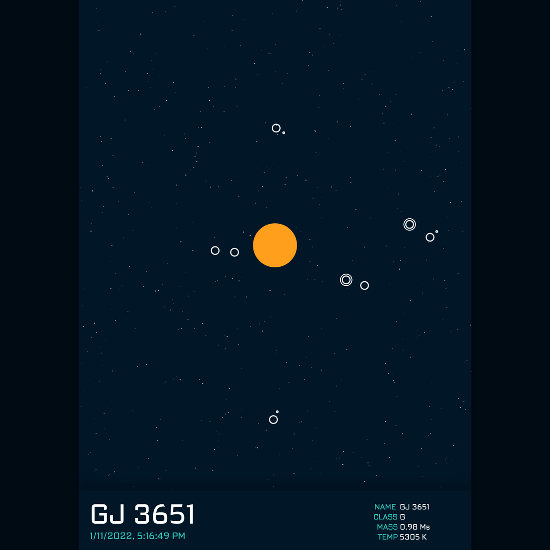 PLANETARY SYSTEM #36