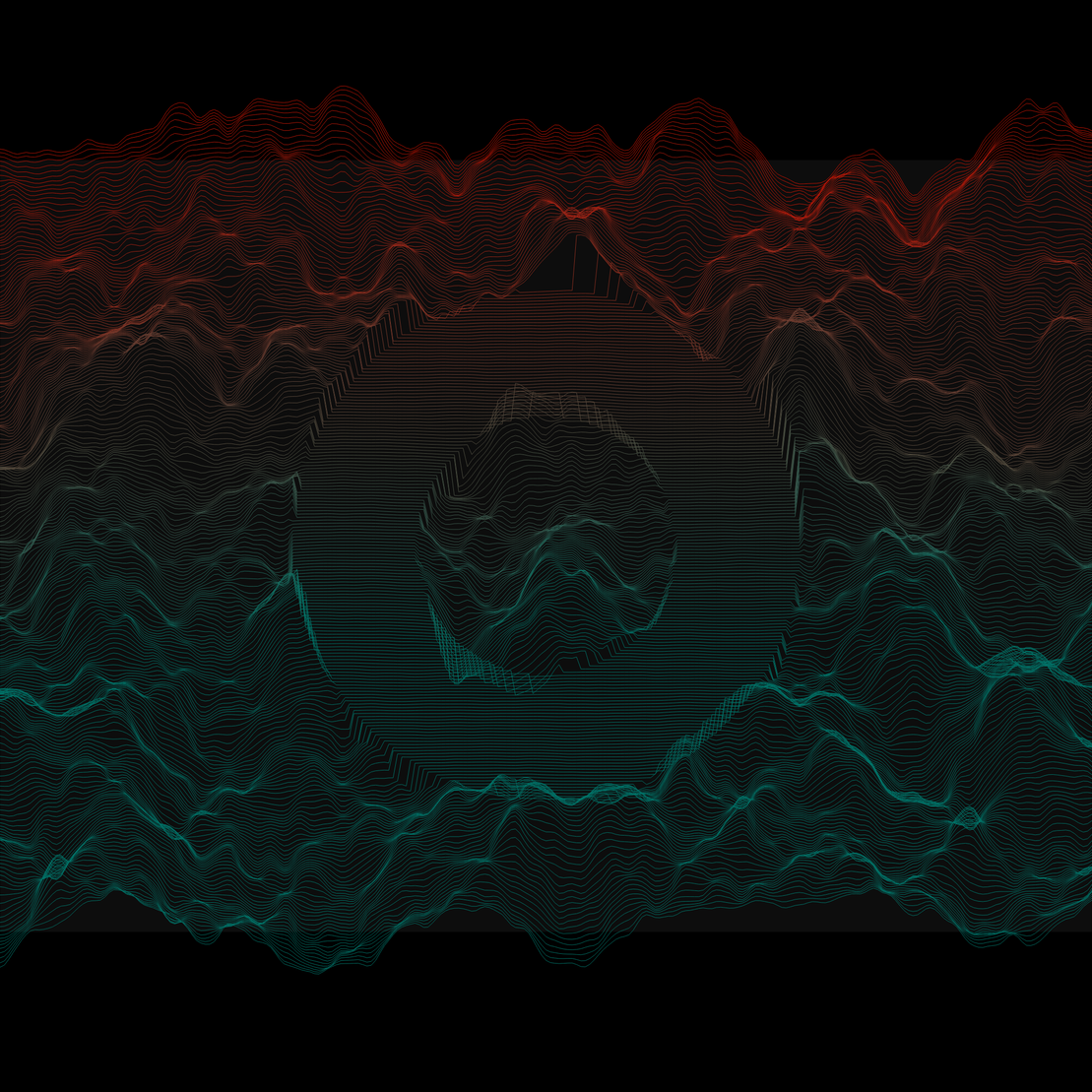 Waves Circle (For Plotter) #109