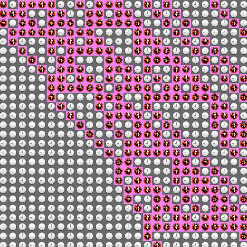 Elementary Cellular Emoji Automata #384