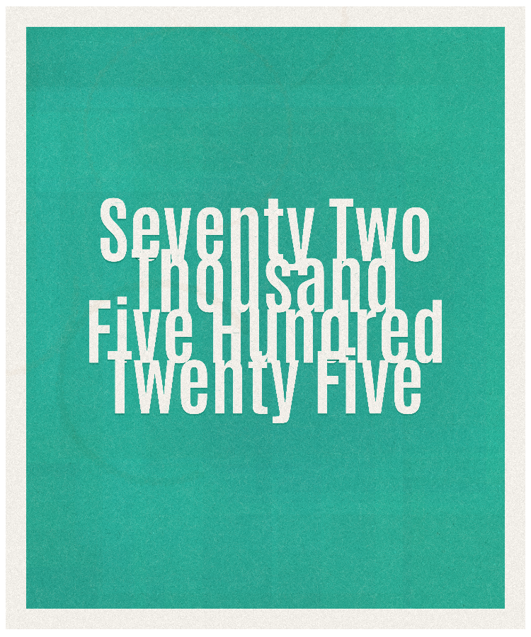 Count #72525