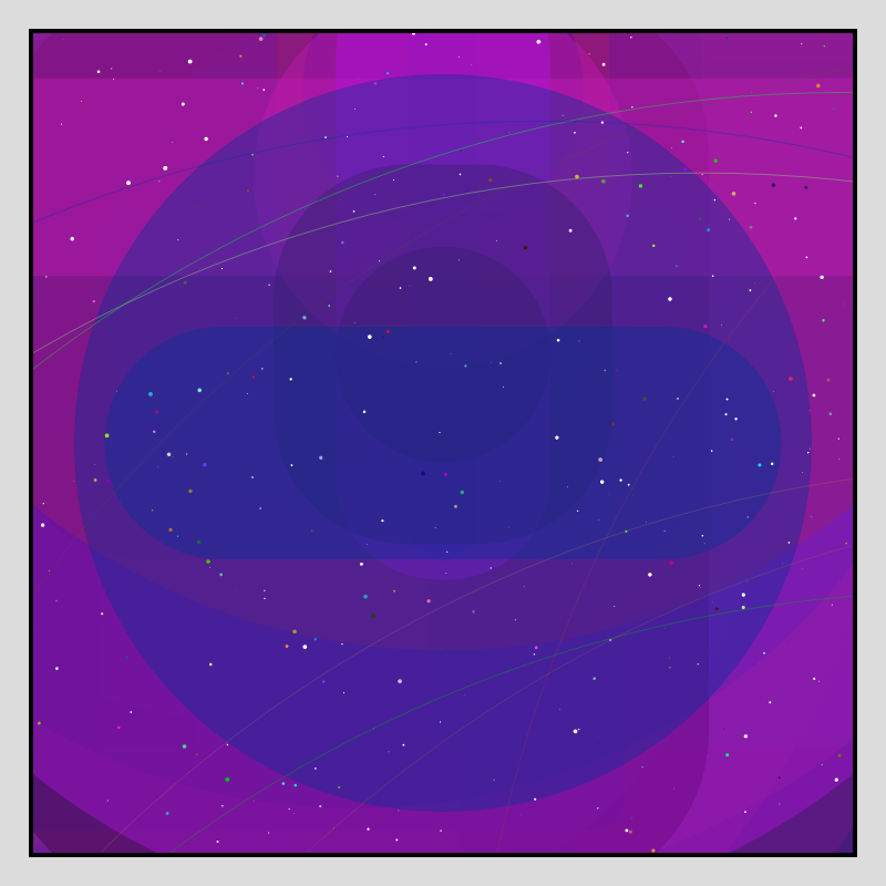 Color Field Starry B #111