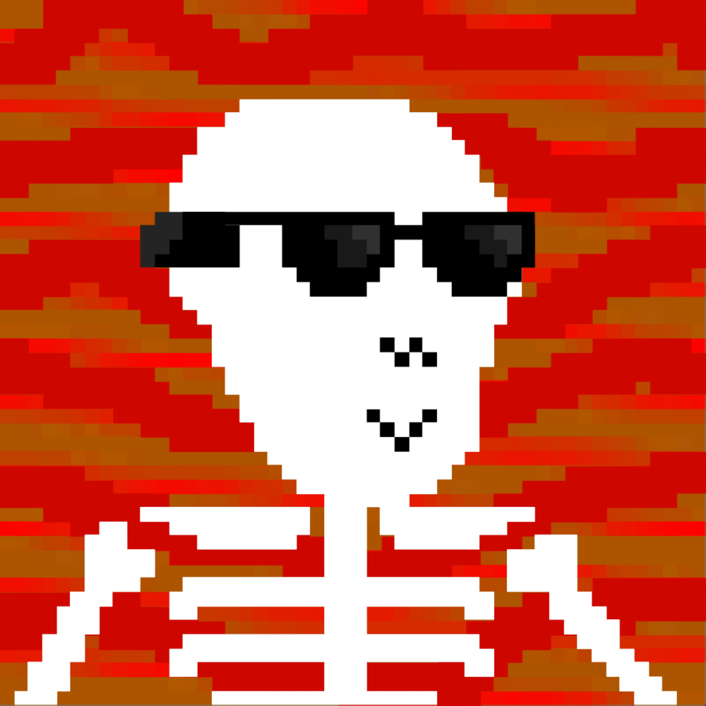 PIXEL SKULLETTI 1 #308