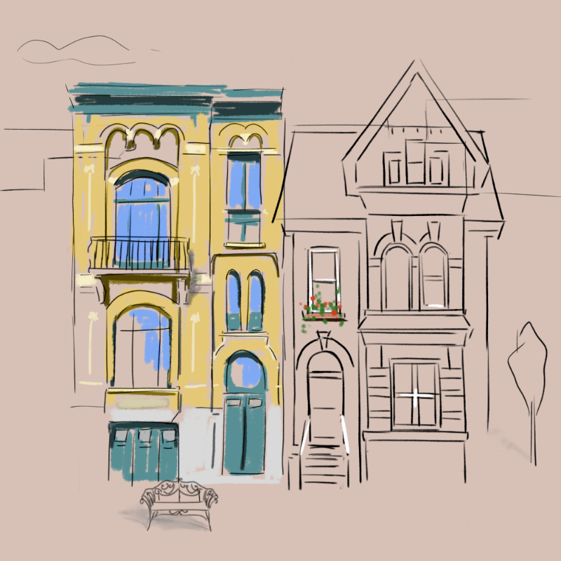 Architectural sketches #50