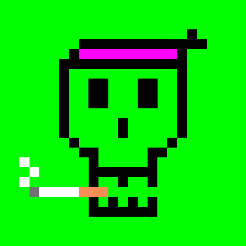 Pixel skull #5