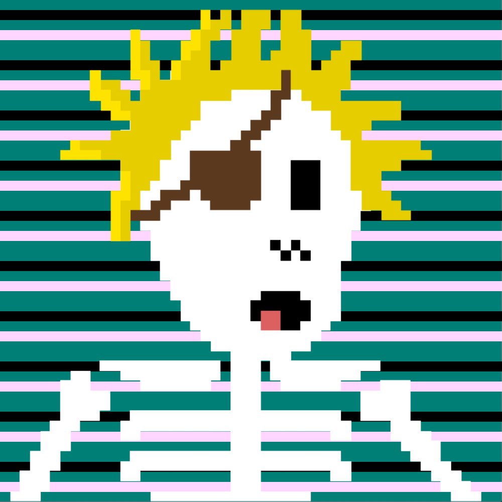 PIXEL SKULLETTI 1 #329
