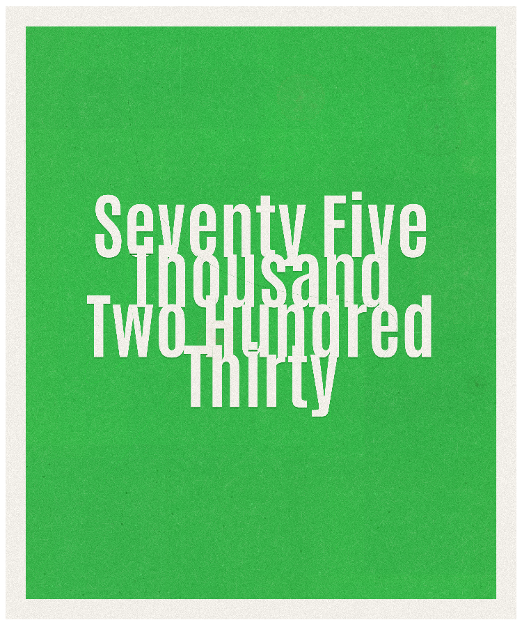 Count #75230