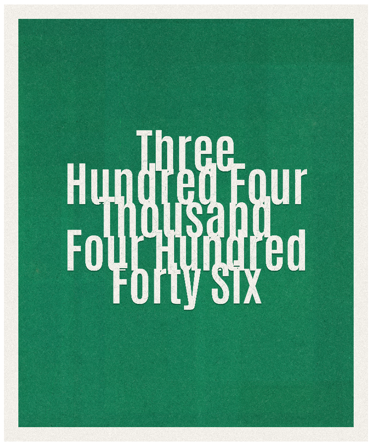 Count #304446