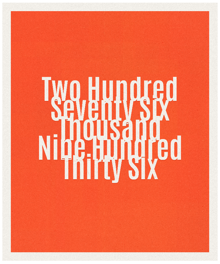 Count #276936