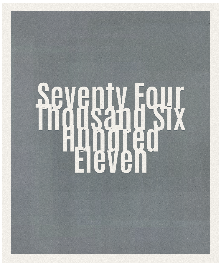 Count #74611