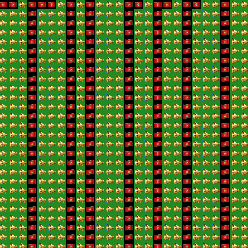 Elementary Cellular Emoji Automata #30