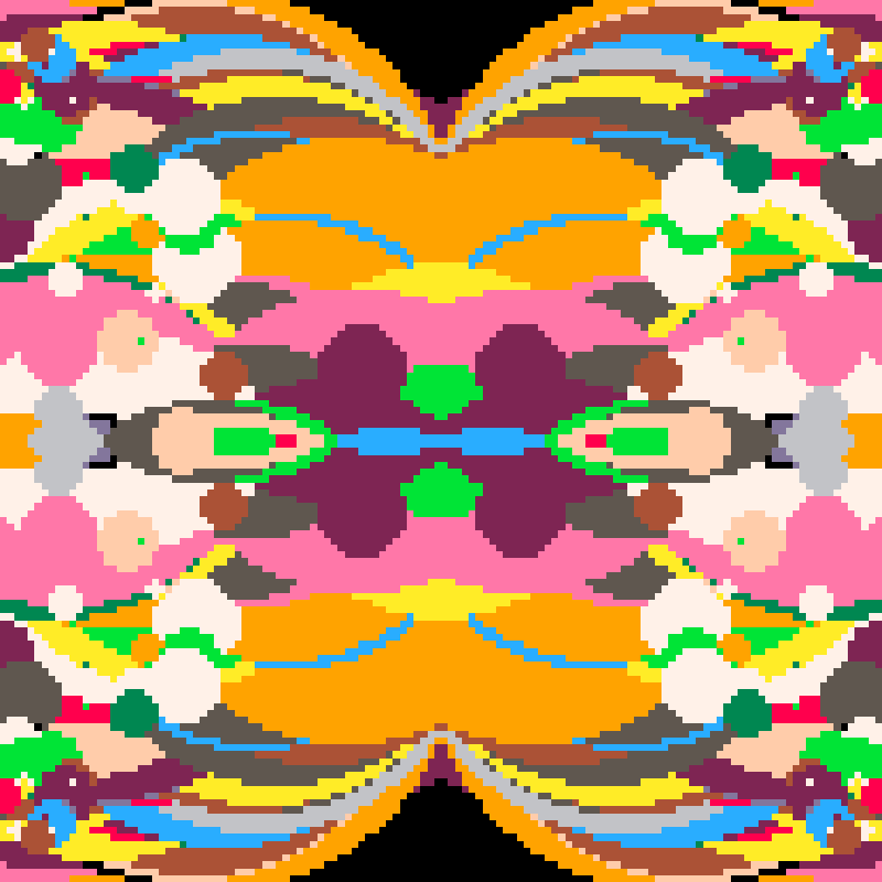 Rapid Psychedelic Inkblot Test Generator #11