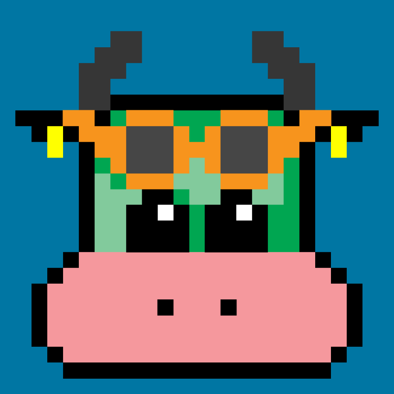 pixel cow #18