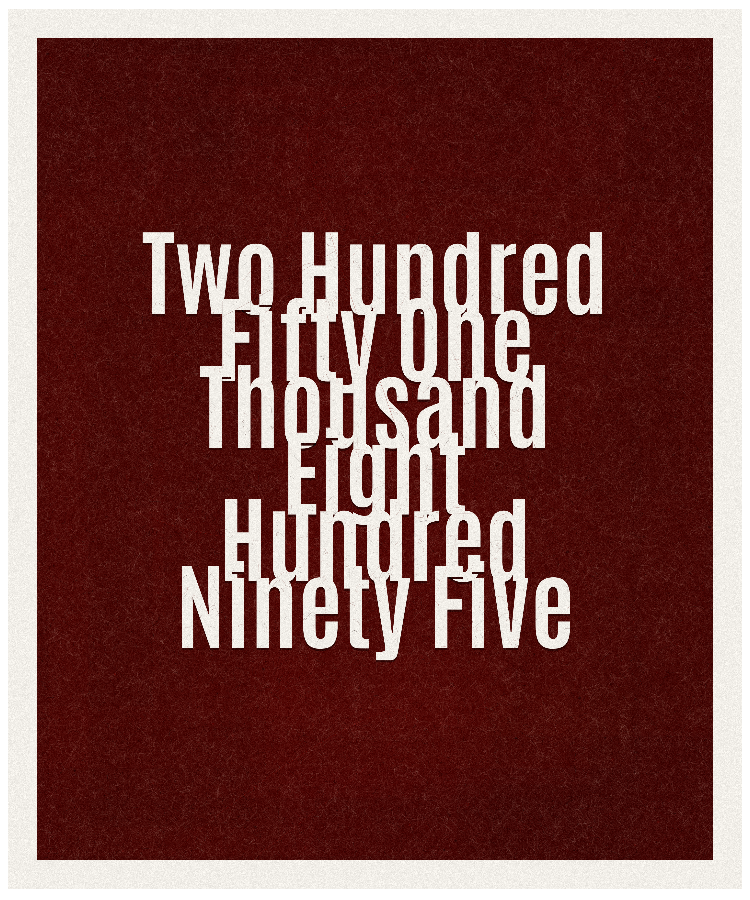 Count #251895