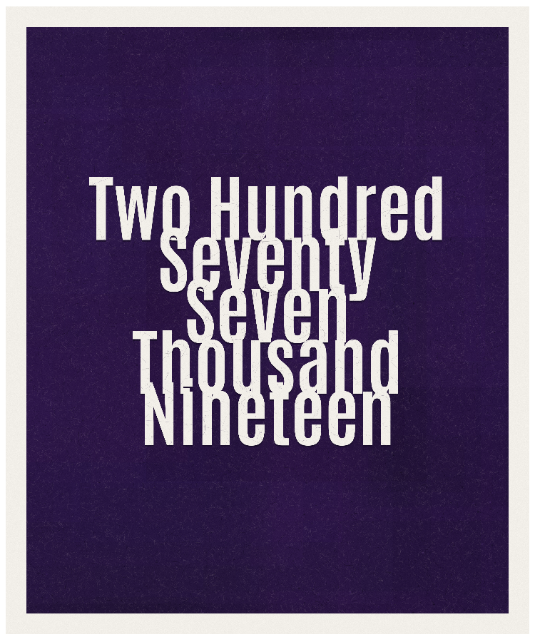 Count #277019