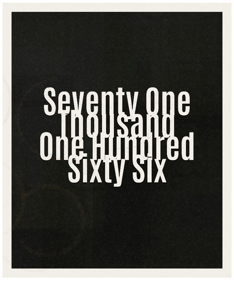 Count #71166