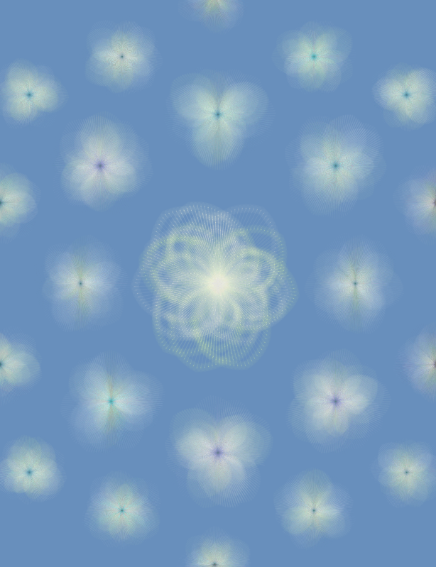 Fairy flower pattern #99