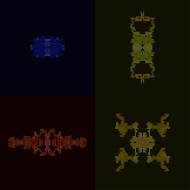 Dither Creatures 2x2 #16