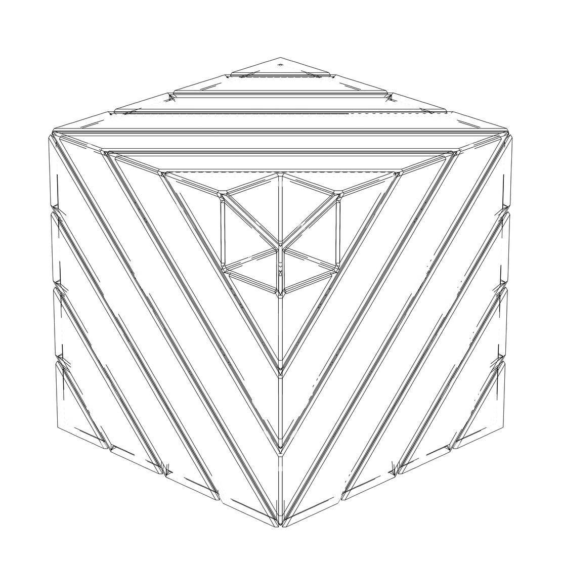 LL21 Alien Art Cube #3