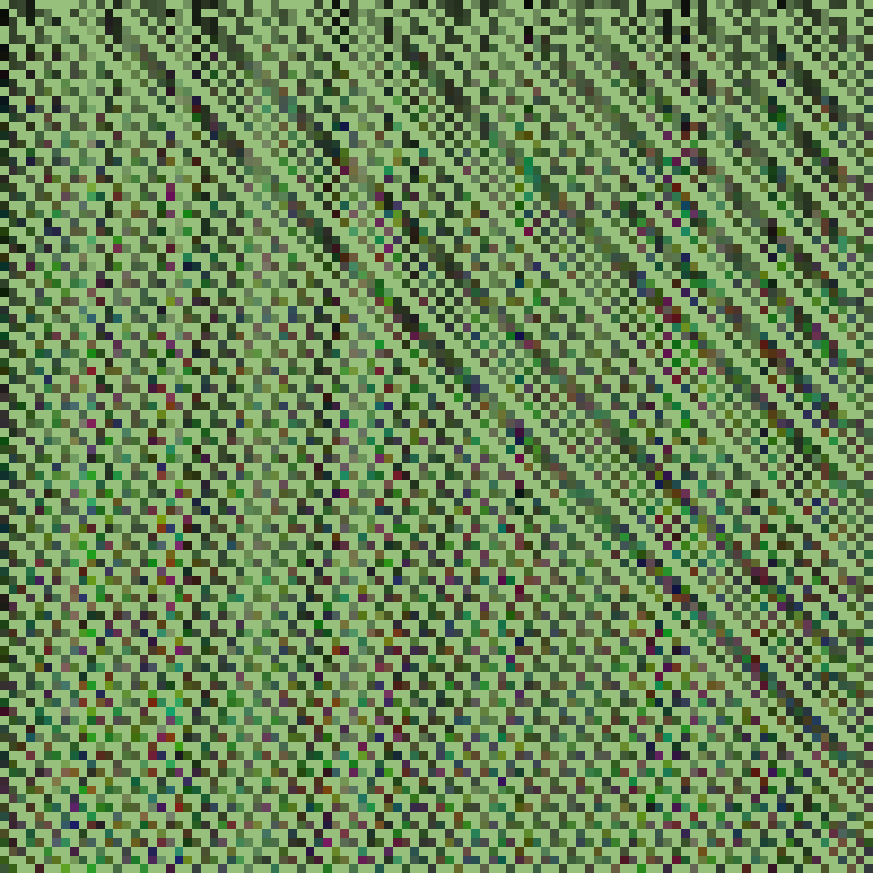 Colored Elementary Cellular Automaton #31