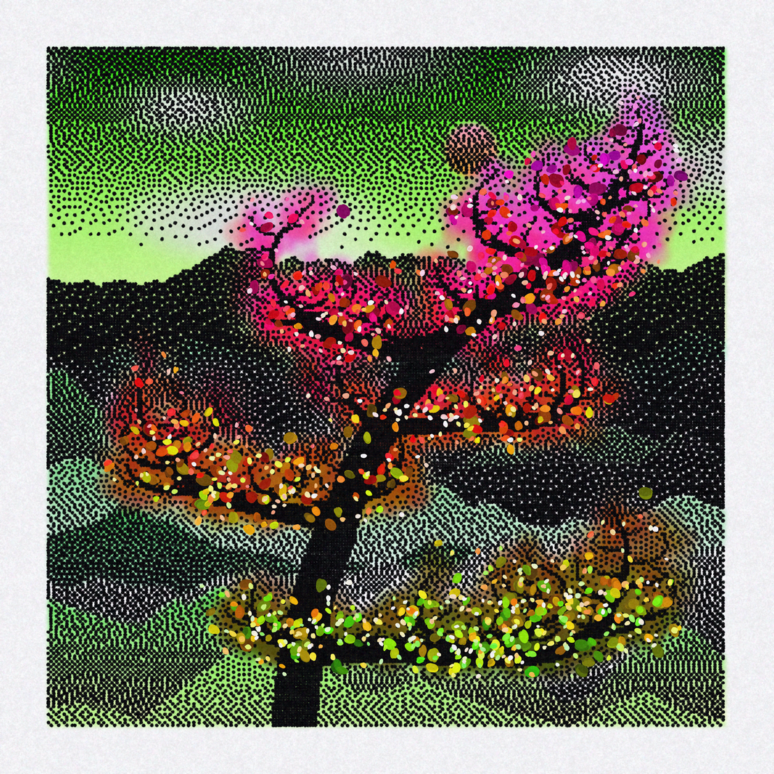 Dithered Branches #96