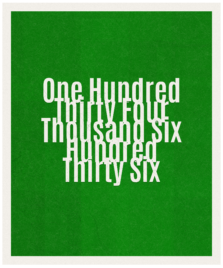 Count #134636