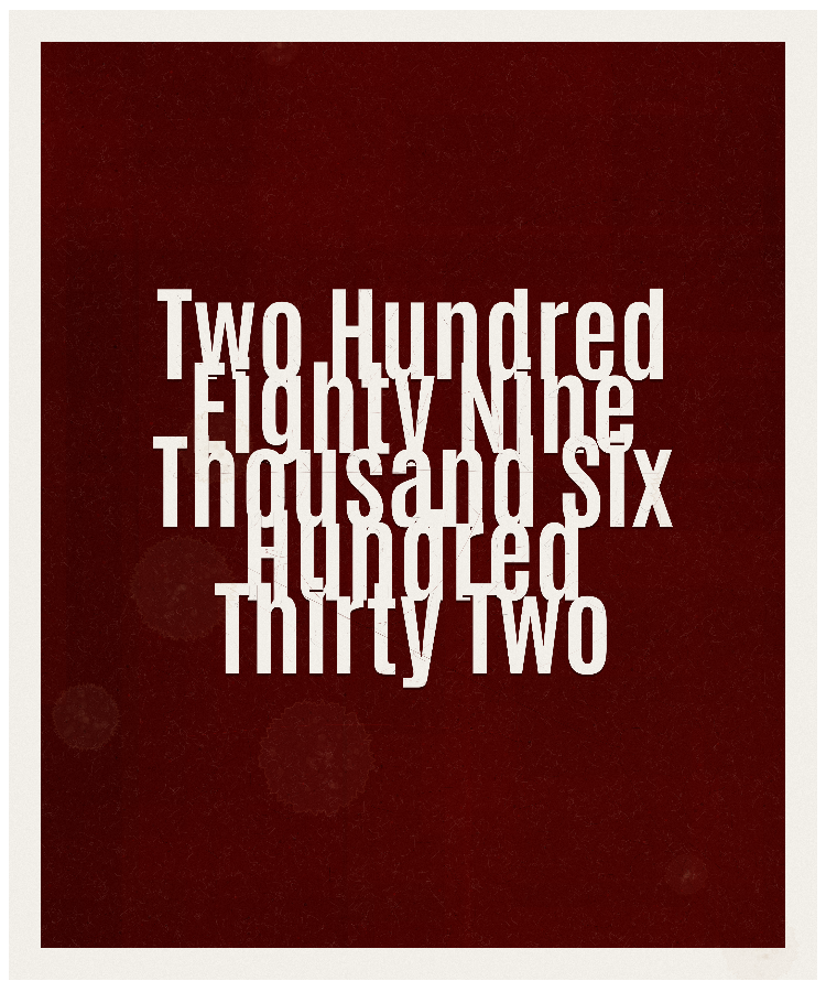 Count #289632