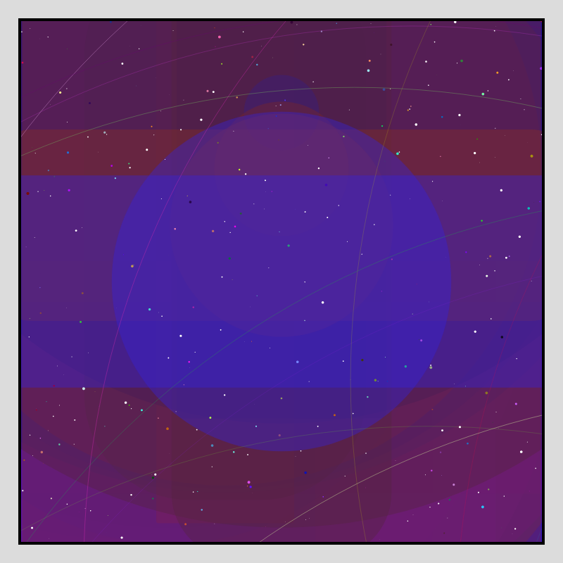 Color Field Starry B #92