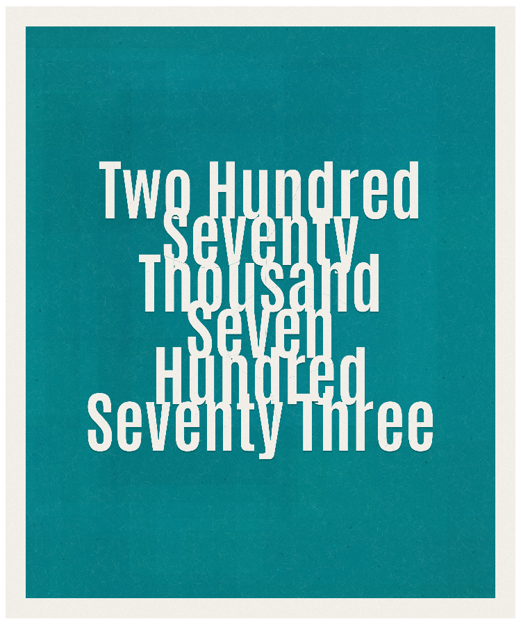 Count #270773