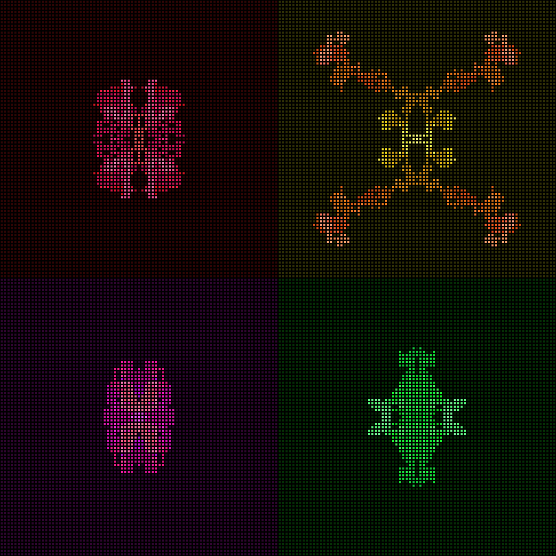 Dither Creatures 2x2 #86