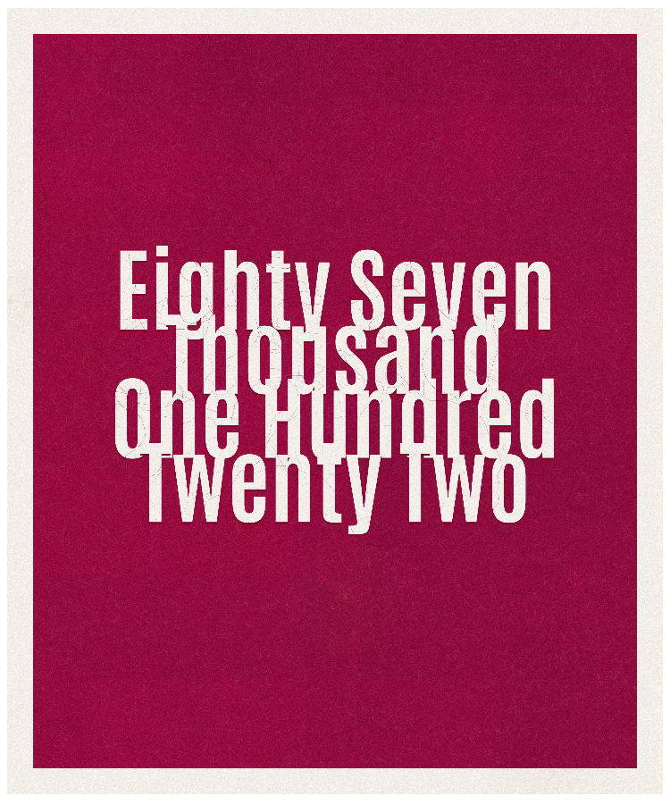 Count #87122