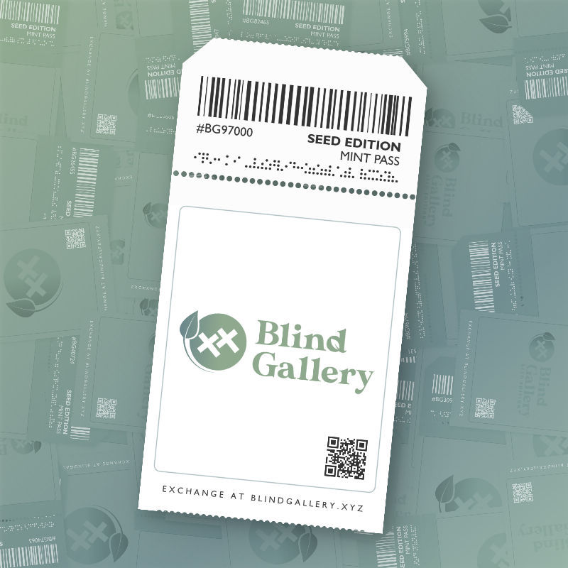 Blind Gallery Mint Pass (Seed Edition) #213