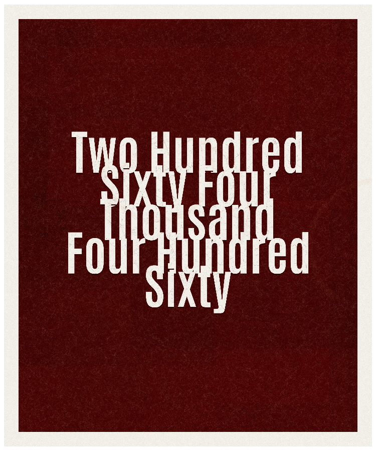 Count #264460