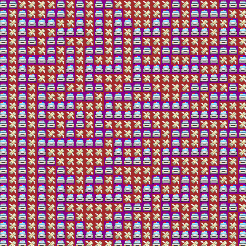 Elementary Cellular Emoji Automata #315