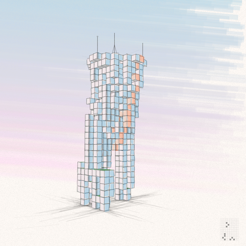 Cellular Skyscrapers #163