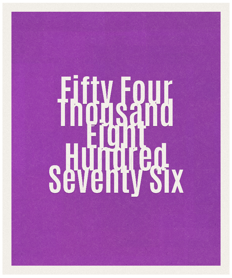 Count #54876