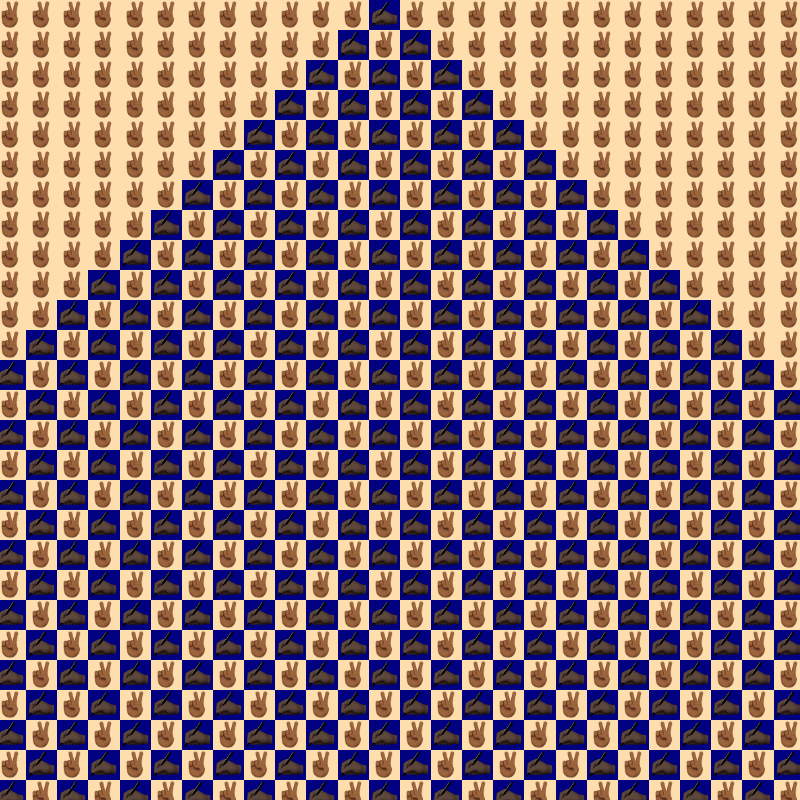 Elementary Cellular Emoji Automata #928