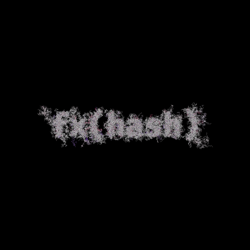 FXHASH Logo with Features #444