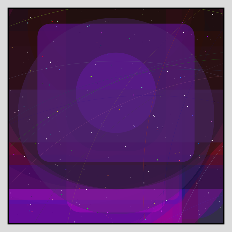 Color Field Starry B #22